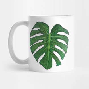 Funky Monstera Leaf Mug